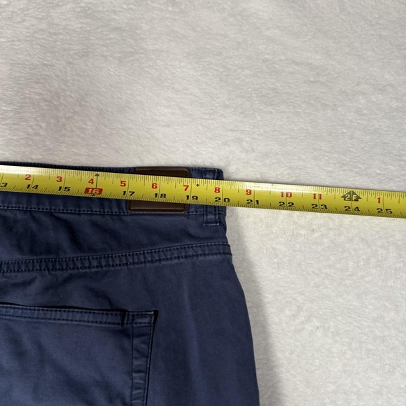 Peter Millar Pants Mens 40 Navy Blue Five Pocket Chino Golf Casual Flat Front - Picture 13 of 16